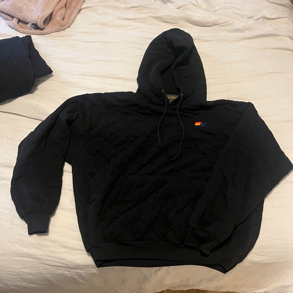 Aviator Nation Quilted Sweatshirt